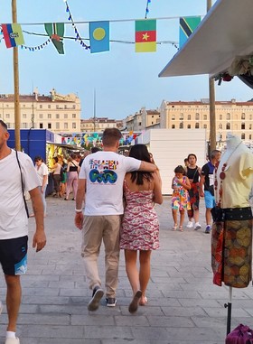 2023 l'année derniere sur le Vieux Port  de Marseille