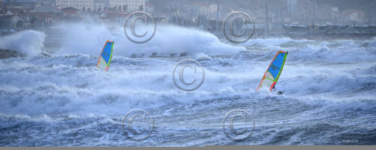 TEMPETE ZEUS MARSEILLE ,PLAGE DU PRADO,WINDSURF, PLANCHE À  VOILE