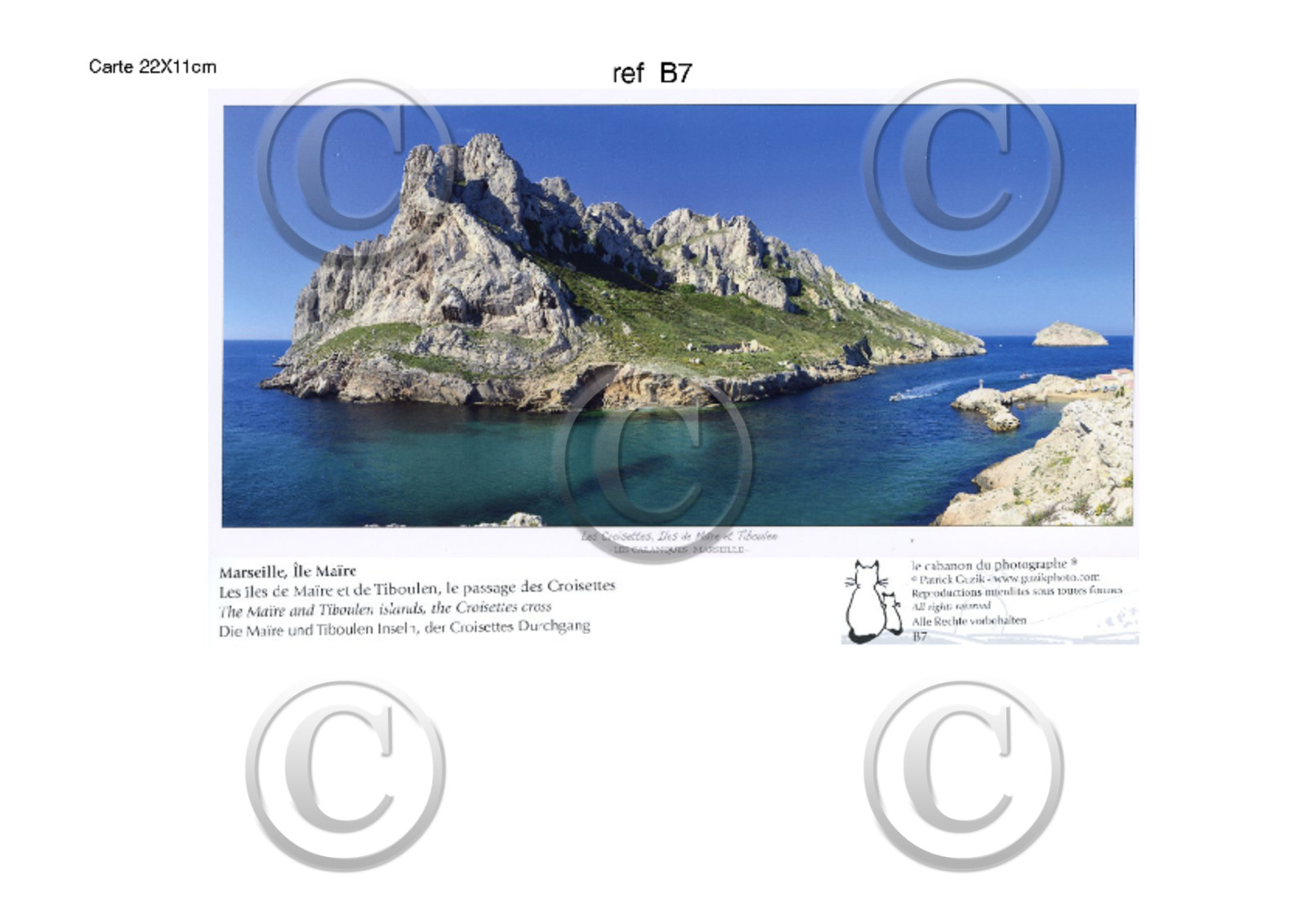 REF B7  CARTES POSTALES - Collection B   - MAÏRE -