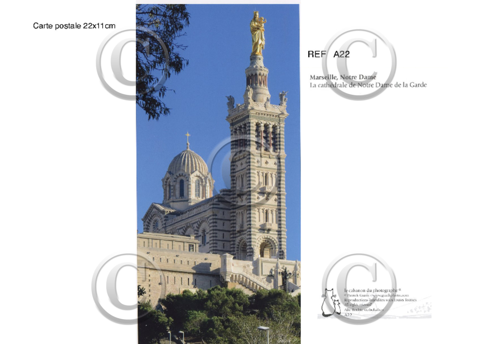 REF  A 22 CARTES POSTALES COLLECTION  A